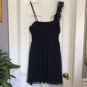 🛎 Navy blue wedding cocktail dress Large (&S)